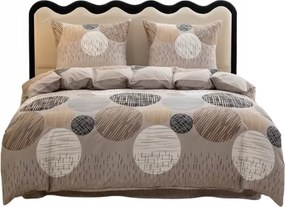 Ágynemű garnitúra 140x200 Pamut szatén 70x80 párnahuzat Puha Mintás