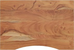 vidaXL tömör akácfa téglalap alakú asztallap 100 x 60 x 2,5 cm
