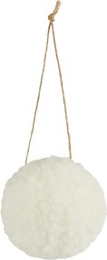 HANG ON plüss karácsonyfadísz, Ø8cm