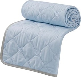 Hűsítő nyári paplan ELARIA, kék Méret: 200 x 220 cm