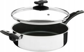 Kolimax Flonax Standard serpenyő 26 cm fogantyúval és fogantyúval, üvegfedővel,