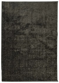 ISTAN antracitszürke hosszú szálú fényes szőnyeg 120 x 170 cm