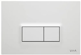 Flush plate VitrA Loop R white high gloss 740-0600