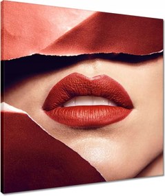 Vászonkép 50x50 Női ajkak Ajkak