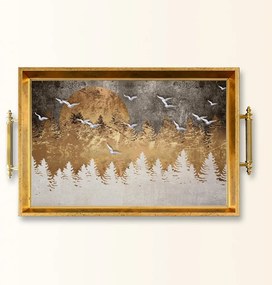 Üveg tálca, 38×24 cm – TPEA9885