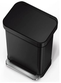 Acél pedálos szemetes 45 l – simplehuman