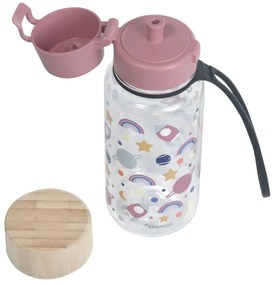 Tritán gyerek ivópalack 400 ml Space – Kindsgut