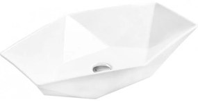 Mexen Elena pultra szerelhető mosdó 63 x 41 cm, fehér - 21476300