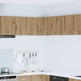 Függő szekrény Riga Artisan tölgy és fehér 57 x 57 x 40 cm