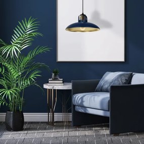 Brilagi - Csillár zsinóron FLAMENGO 1xE27/60W/230V kék