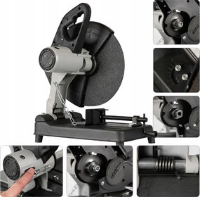 Fémvágó Fűrész Gérvágó 3000W Tárcsa 355MM Lassú Indítású