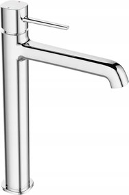 Mosdó Csaptelep Magas Pultra Szerelhető Króm Dugóval