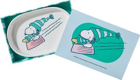 PEANUTS ovális tálka , Snoopy és Woodstock