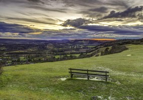 Poszter 66,5x46,5cm Reigate Hill, Assaf Frank