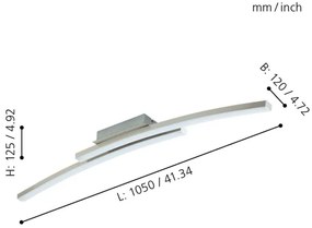 Eglo 97909 - LED RGB Dimmelhető csillár FRAIOLI-C 2xLED/17W/230V