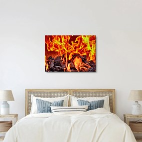 Az égő szén képe (70x50 cm)