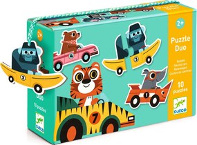 Párosító puzzle - Autós - Racing cars