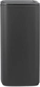 Sötétszürke acél érintésre nyíló szemetes 30 l Bo Touch – Brabantia