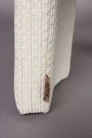 Krémszínű kárpitozott karfás étkezőfotel Medina – Dutchbone