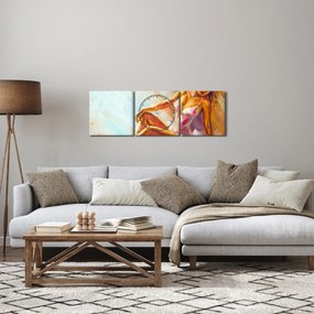 Kép - Táncosok (órával) (90x30 cm)