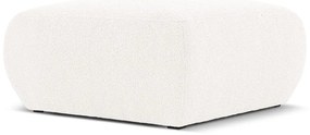 Fehér buklé puff Molino – Micadoni Home