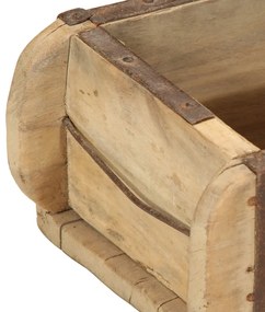 Tálca 60,5x15x9 cm Újrahasznosított Tömör Fa
