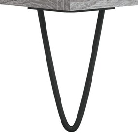 vidaXL szürke sonoma színű szerelt fa íróasztal 140x50x75 cm