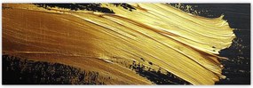 Poszterek 200x66 Arany csillogĂĄs ecsettel