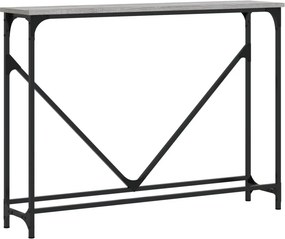 vidaXL szürke sonoma színű szerelt fa tálalóasztal 102x22,5x75 cm