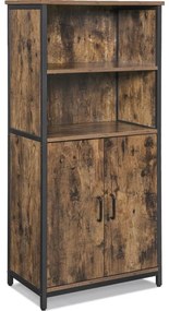 FIRA barna/fekete komód