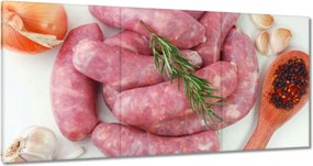 Vászonkép 180x90 Saját kolbász Termékek