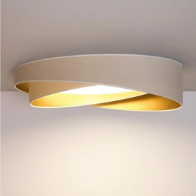 BRILAGI- LED mennyezeti lámpa VELVET TWIST LED/24W/230V 4000K Ø 55 cm fehér/arany