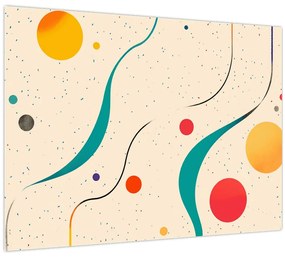 Kép - Minimalista színes illusztráció (70x50 cm)