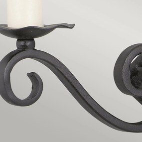 Elstead klasszikus fali lámpa rectory fehér fekete elsry2a-black