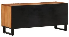 tömör akácfa TV-szekrény 105 x 34 x 46 cm