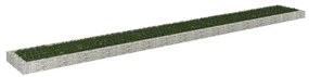 Horganyzott acél gabion magaságyás 800 x 100 x 20 cm