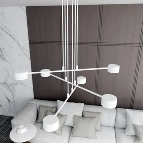 Csillár zsinóron MODUS 6xGX53/10W/230V fehér