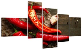Kép - chili, paprika (150x85cm)