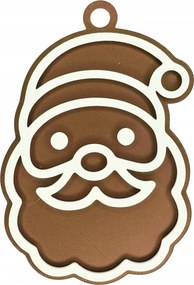 Dekoratív Mikulás Csillag alakú medál karácsonyfára