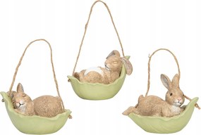Húsvéti Medál Húsvétra Nyuszi 3 db Nyuszi Lógó
