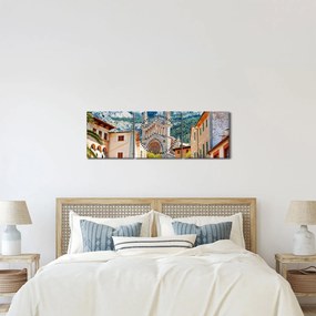 Kép - Sóller, Mallorca (órával) (90x30 cm)