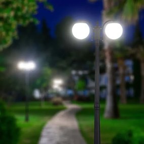 Kültéri lámpa 2xE27/60W/230V IP44 199 cm fekete