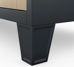 BHP szociális szekrény rekeszekkel, antracit / sonoma tölgy, 1360x1720x450 mm: ROBERT Eco Design