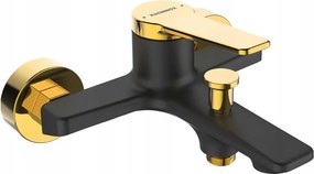 Kádtöltő Csaptelep Arany Fali Fekete Szett
