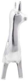 Bika Szobor Ezüst 22x9,5x34 cm Alumínium