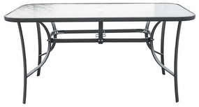 L150 Négyszögletes kerti asztal