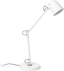 RENDL DANNY stolní bílá matný nikl 230V LED E14 5W