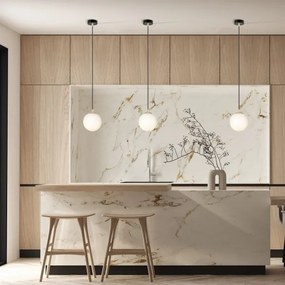 Csillár zsinóron ROYAL 1xE14/10W/230V átm. 14 cm fekete