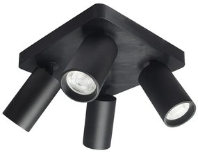 Rabalux 73084 - YORLI spotlámpa 4xGU10/7W/230V fekete