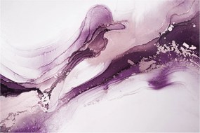Kép - Lila folyadék művészet (90x60 cm)